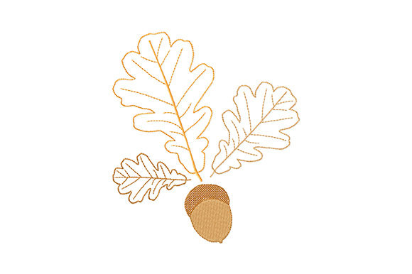 Oak Leaves and Acorn: A Boutique Sweatshirt Embroidery Review