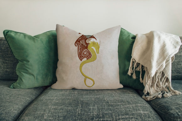 Raise of Dragon Embroidery Design