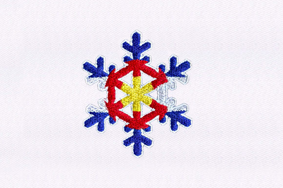 Snowflake Design: A Seasonal Embroidery Staple